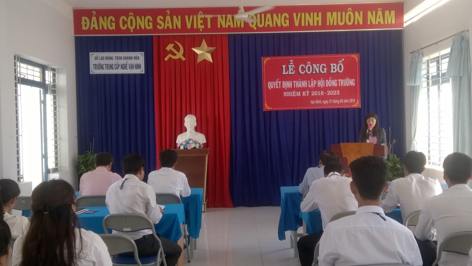 Lễ công bố quyết định thành lập Hội đồng trường nhiệm kỳ 2018-2023