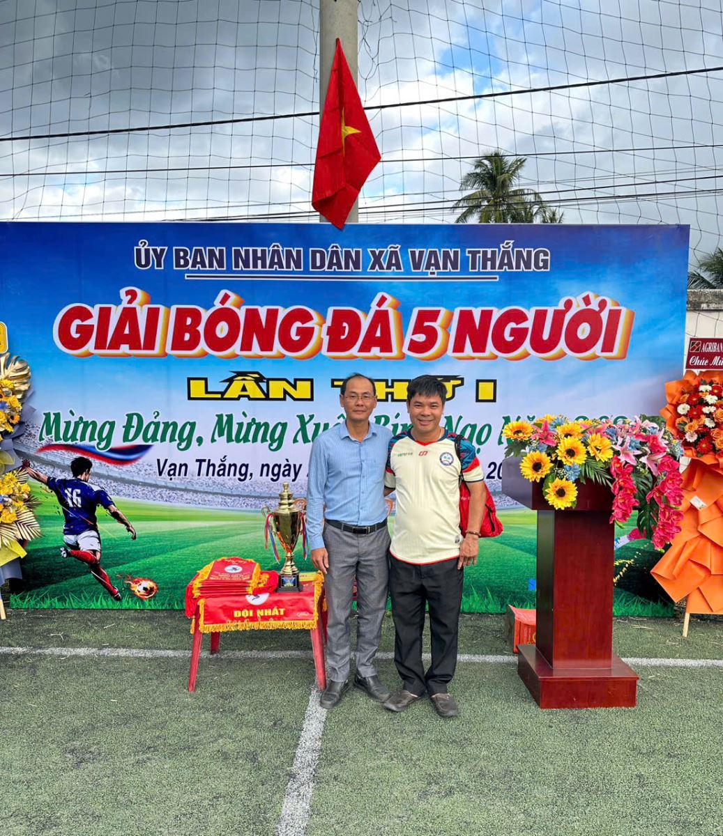 Trường Trung cấp nghề Vạn Ninh tham gia giải bóng đá lần thứ I Mừng Đảng – Mừng Xuân Bính Ngọ năm 2026 do UBND xã Vạn Thắng tổ chức